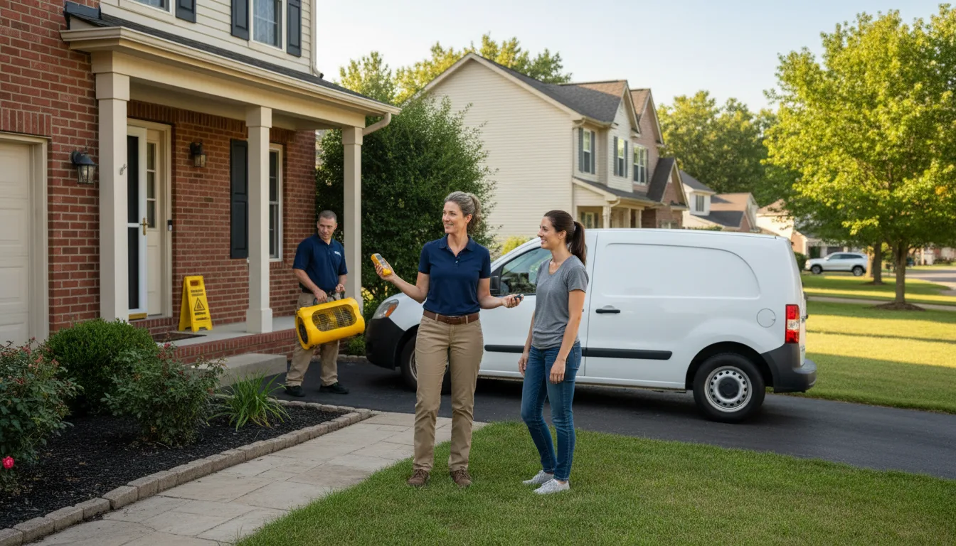 Water restoration image for Fire And Smoke Damage Restoration in Montgomery Village, MD